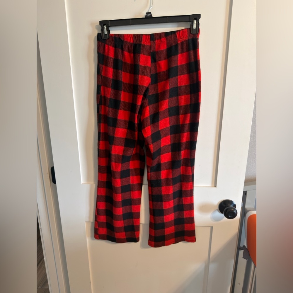 Cozy Women's Red & Black Buffalo Plaid Pajama Pants